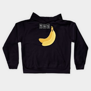 Banana Chemistry Elements Name Kids Hoodie